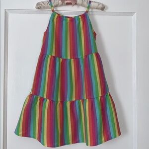 Gymboree Rainbow Stripe Sundress 3T Dress EUC